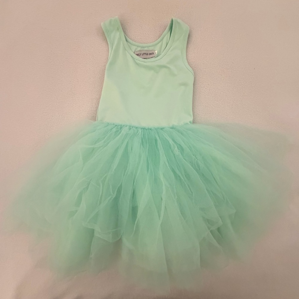 Only Little Once Green Tutu Leotard